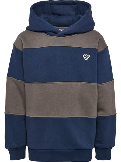HUMMEL Loose Stripe Hoodie Bee Kind (dress blues)