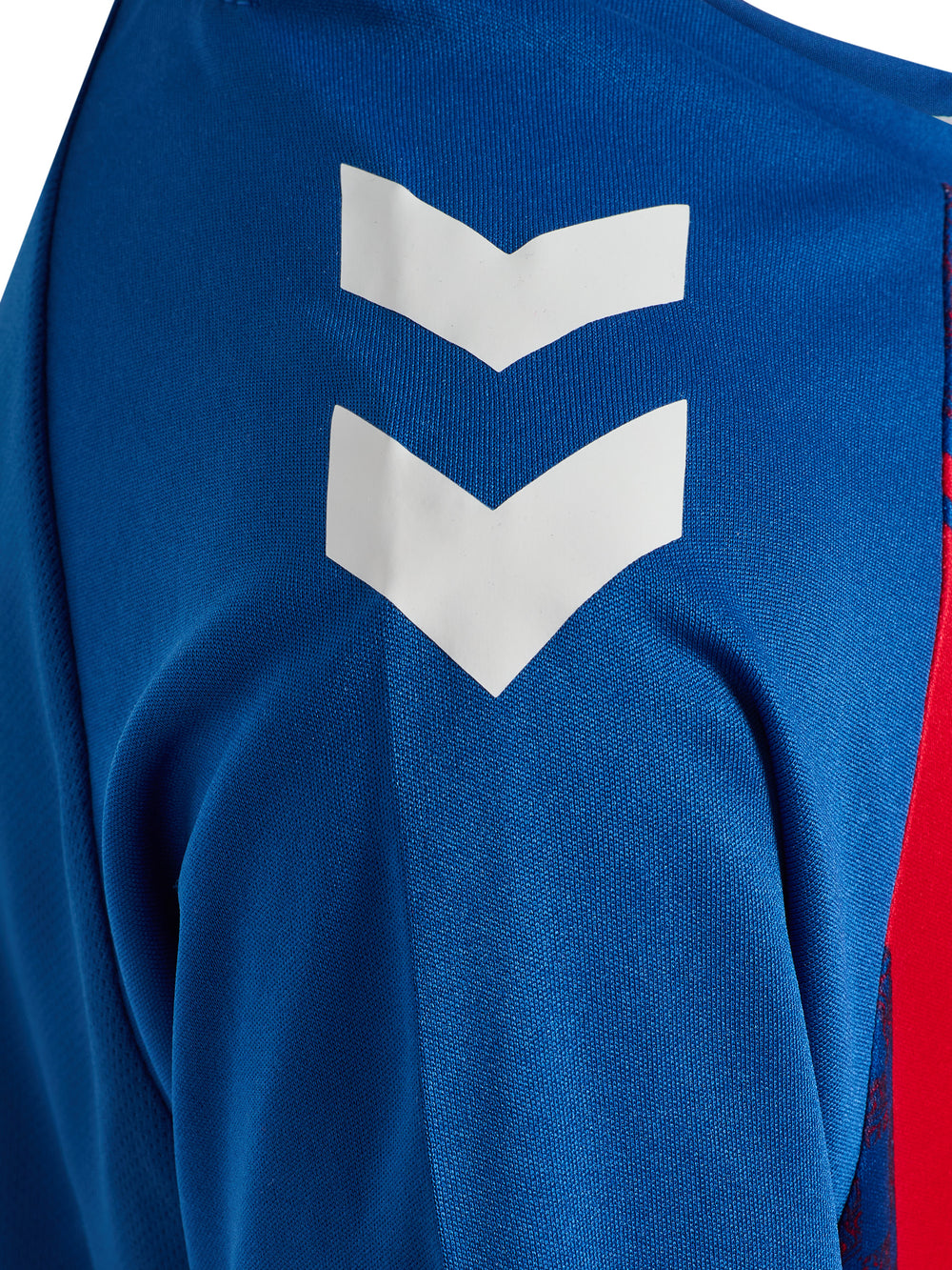 HUMMEL Match Striped Jersey S/S Kind (true blue/true red)