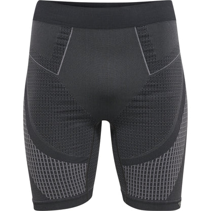 HUMMEL Mt Olli Seamless Tight Shorts (black/asphalt melange)