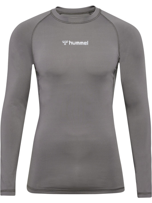 HUMMEL Bl Performance Tee L/S Herren Grau