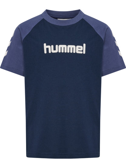 HUMMEL Logo T-Shirt S/S Kind (dress blues/blue indigo)
