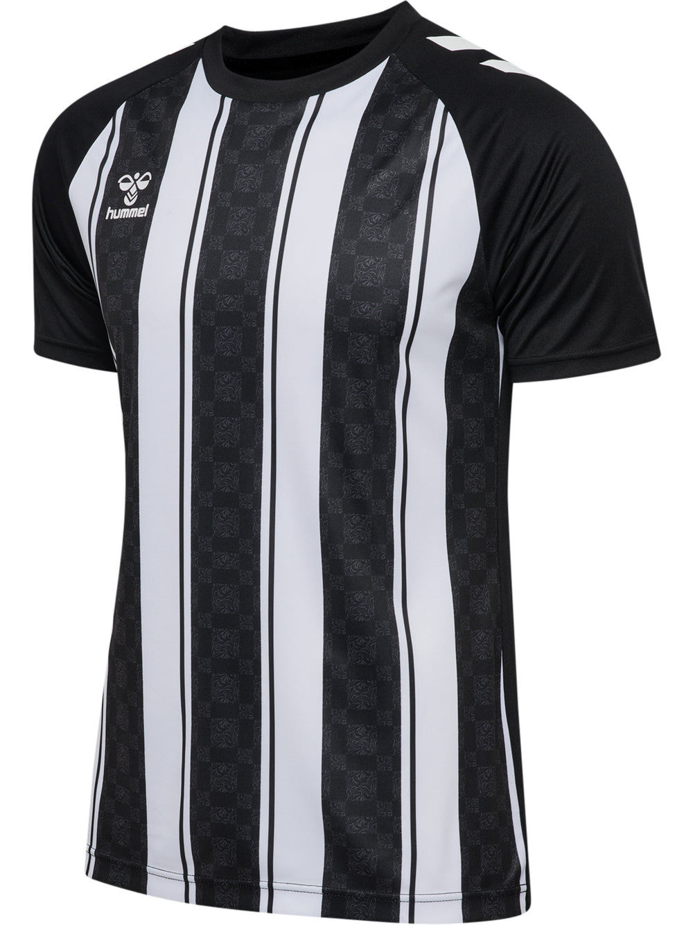 HUMMEL Match Striped Jersey S/S (black/white)