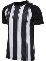 HUMMEL Match Striped Jersey S/S (black/white)