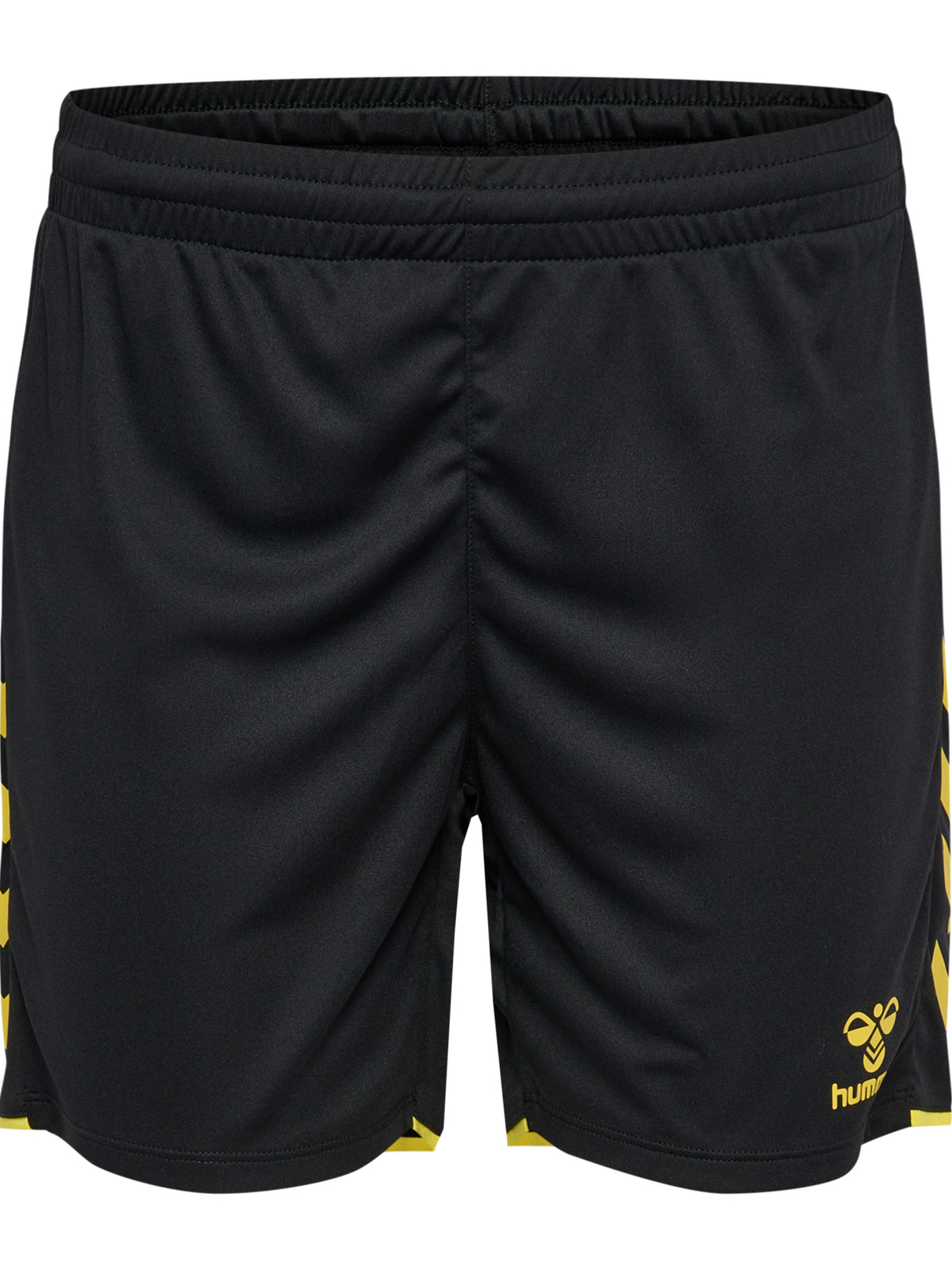 HUMMEL Core 2.0 Shorts Damen (black/blazing yellow)
