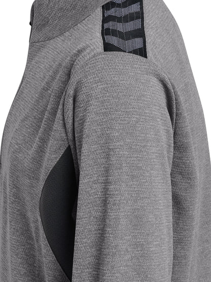 HUMMEL Authentic Half Zip Sweat Kind (grey melange)