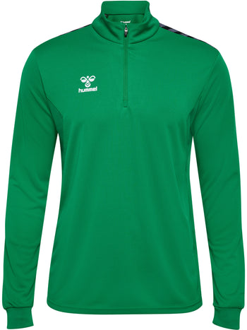 HUMMEL Authentic Half Zip Sweat Herren Grün