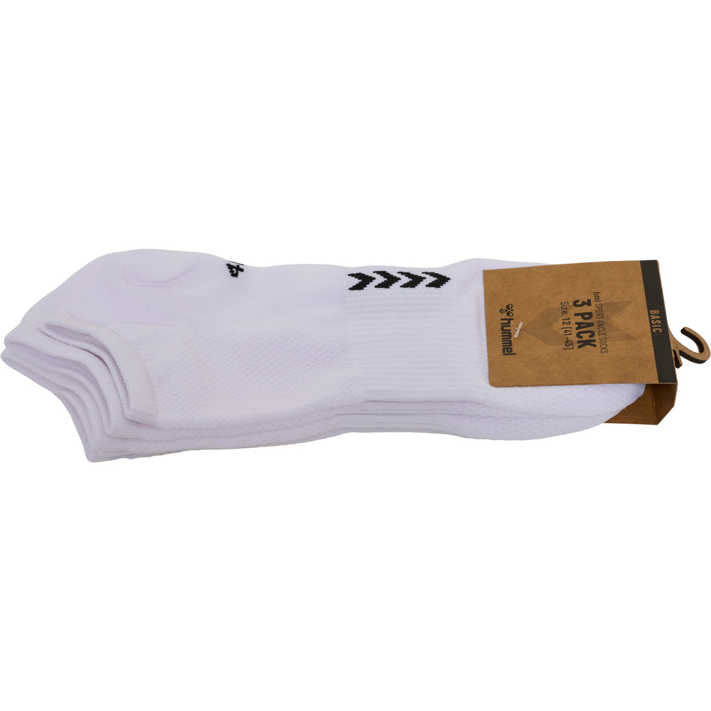 HUMMEL Sport Ancle 3-Pack Socks (white)