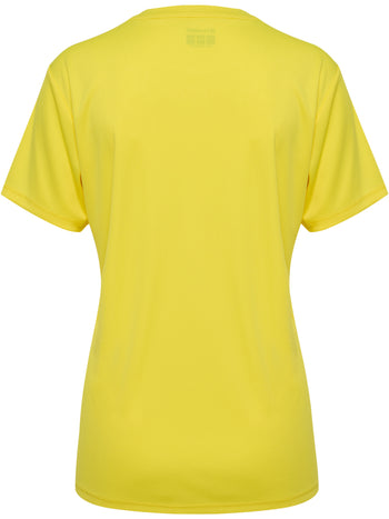 HUMMEL Essential Jersey S/S Damen (blazing yellow)