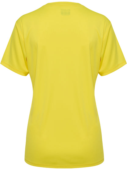 HUMMEL Essential Jersey S/S Damen (blazing yellow)