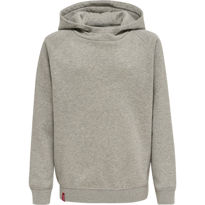HUMMEL Red Classic Hoodie Kind (grey melange)