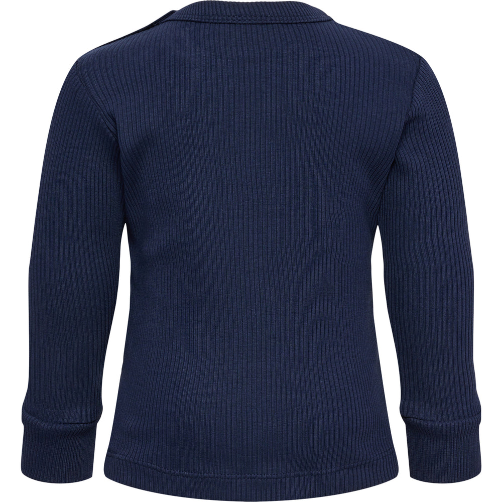 HUMMEL Sami T-Shirt L/S Kind (black iris)