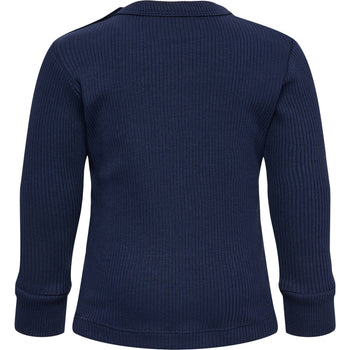 HUMMEL Sami T-Shirt L/S Kind (black iris)