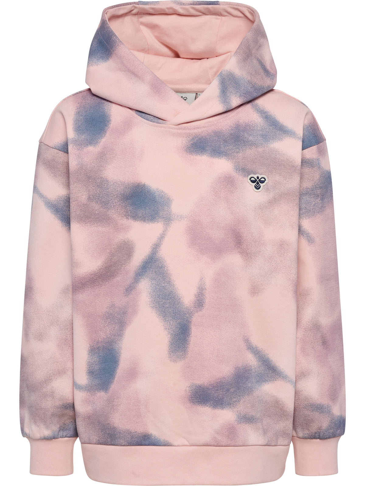 HUMMEL Loose AOP Hoodie Bee Kind (pale lilac)