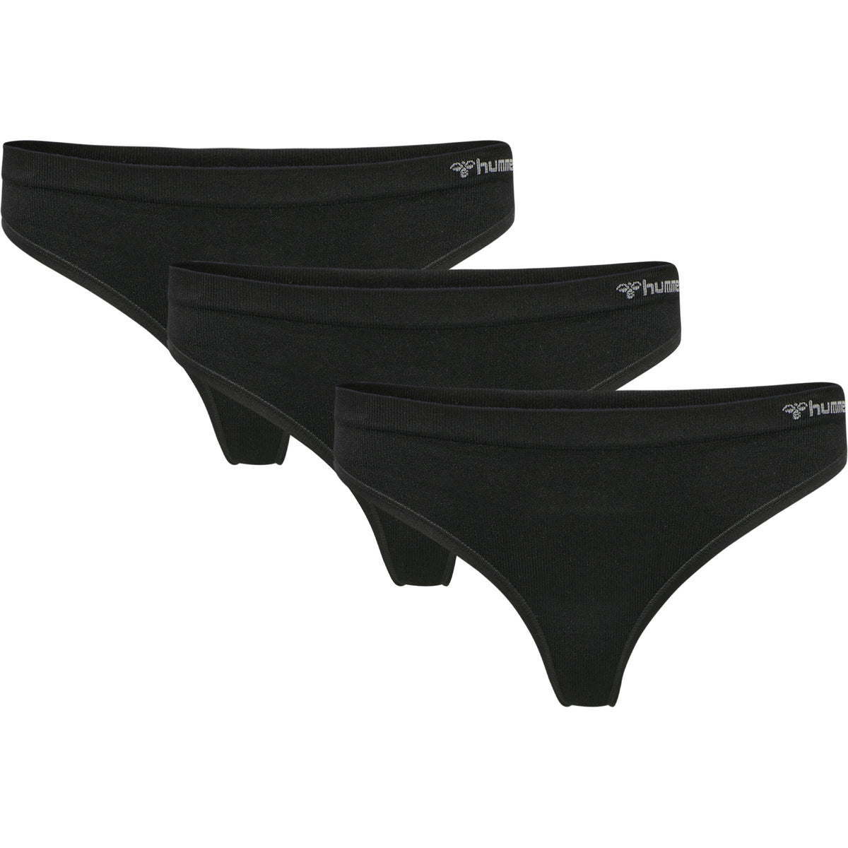 HUMMEL Juno 3 Pack Seamless Thong Damen (black)