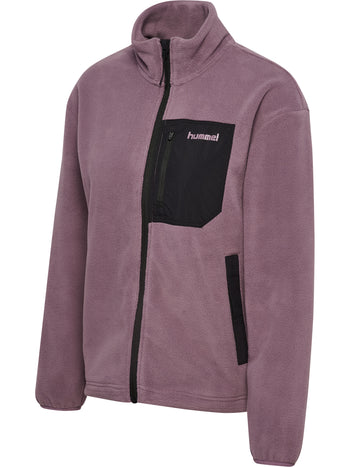 HUMMEL Polar Fleece Jacket Damen (black plum)