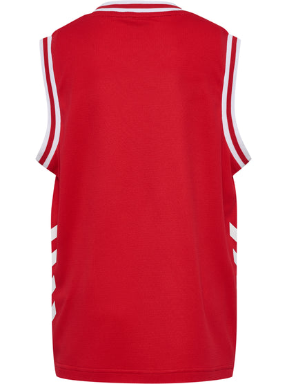 HUMMEL Basket Jersey S/l Kind (true red/white)