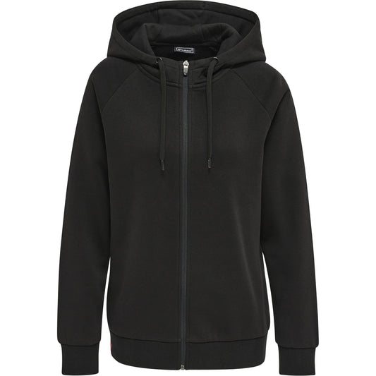 HUMMEL Red Classic Zip Hoodie Damen Schwarz