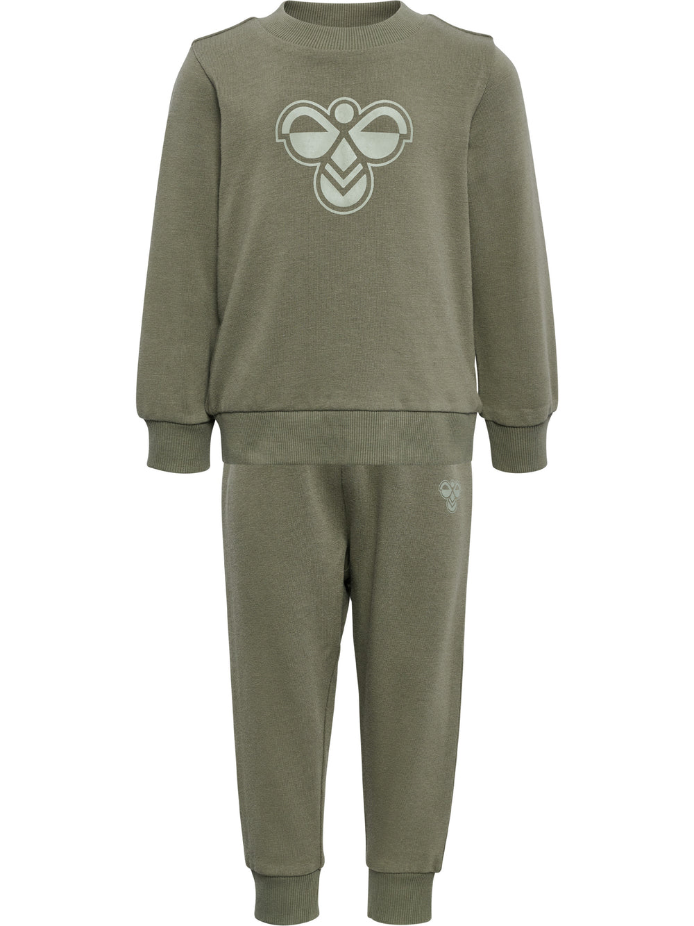 HUMMEL Mini Jersey Crewsuit Bee Kind (dusty olive)