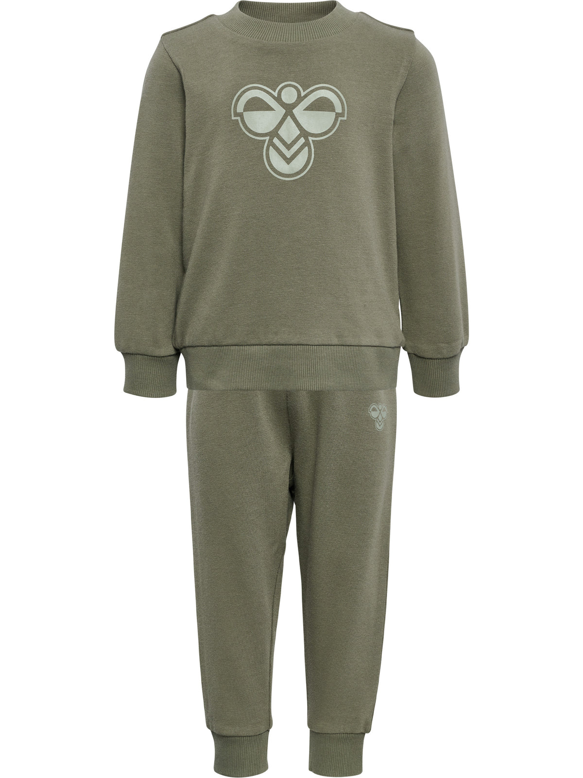 HUMMEL Mini Jersey Crewsuit Bee Kind (dusty olive)