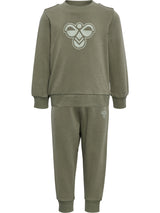 HUMMEL Mini Jersey Crewsuit Bee Kind (dusty olive)