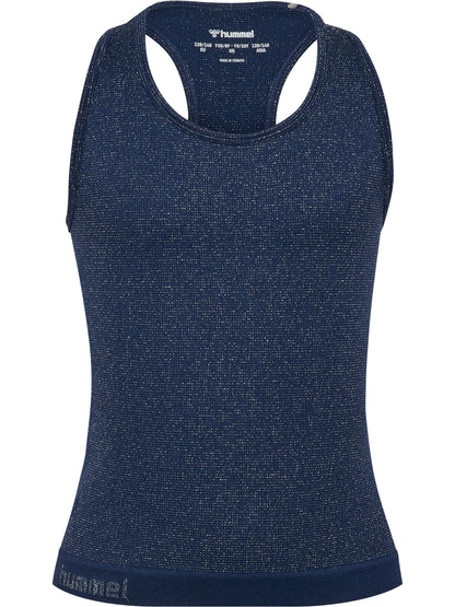 HUMMEL Seamless Glitter Tank Top Kind (dress blues)