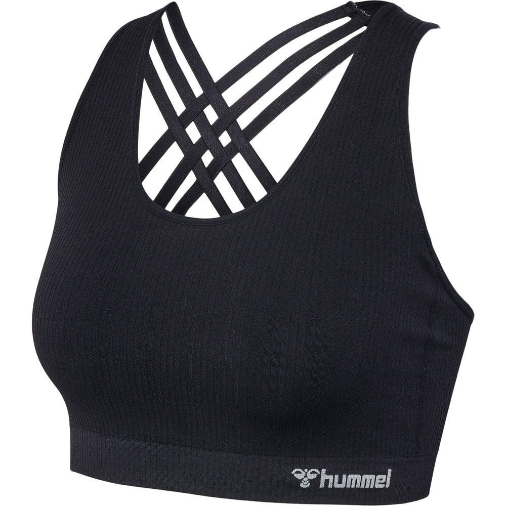 HUMMEL Mt Rest Seamless Rib Sports Top Damen (black)