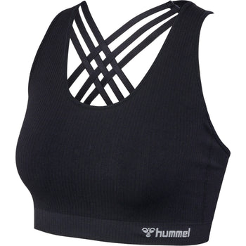 HUMMEL Mt Rest Seamless Rib Sports Top Damen (black)