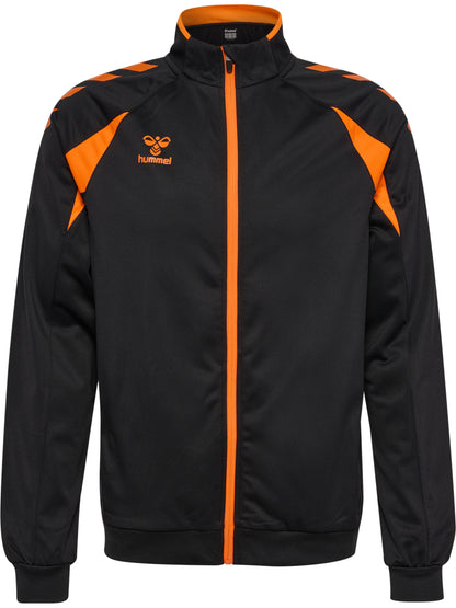 HUMMEL Core 2.0 Track Zip Jacket (black/orange tiger)