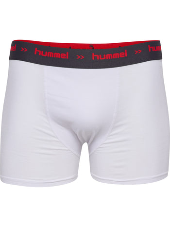 HUMMEL Rise 3-Pack Boxers (nine iron/white/true red)