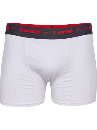 HUMMEL Rise 3-Pack Boxers (nine iron/white/true red)