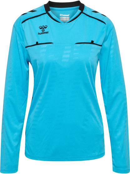 HUMMEL Referee Jersey L/S Damen (neon blue)