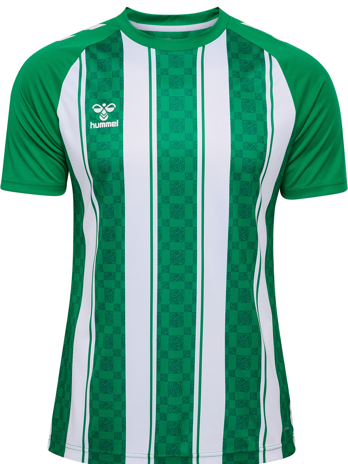 HUMMEL Match Striped Jersey S/S (jelly bean/white)