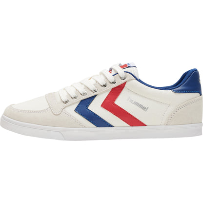 HUMMEL Slimmer Stadil Low (white/blue/red/gum)