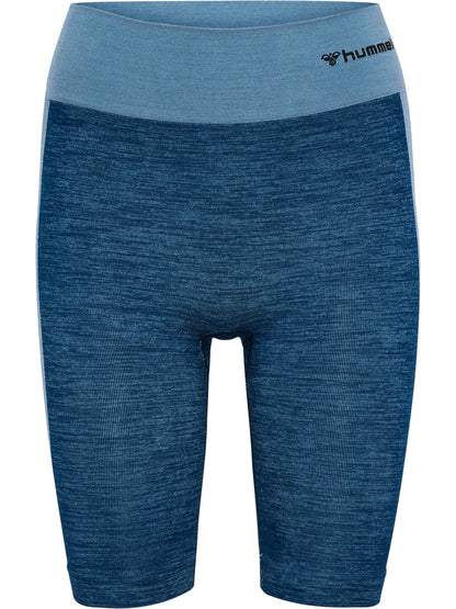 HUMMEL Clea Seamless Cycling Shorts Damen (navy peony/faded denim)