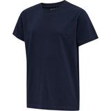 HUMMEL Red Basic T-Shirt S/S Kind (marine)