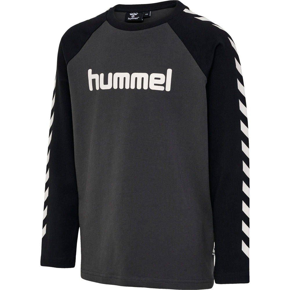 HUMMEL Boys T-Shirt L/S Kind (asphalt)
