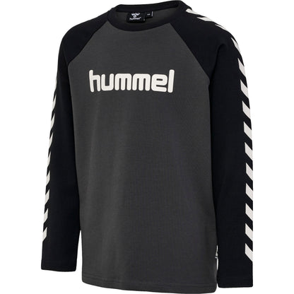 HUMMEL Boys T-Shirt L/S Kind (asphalt)