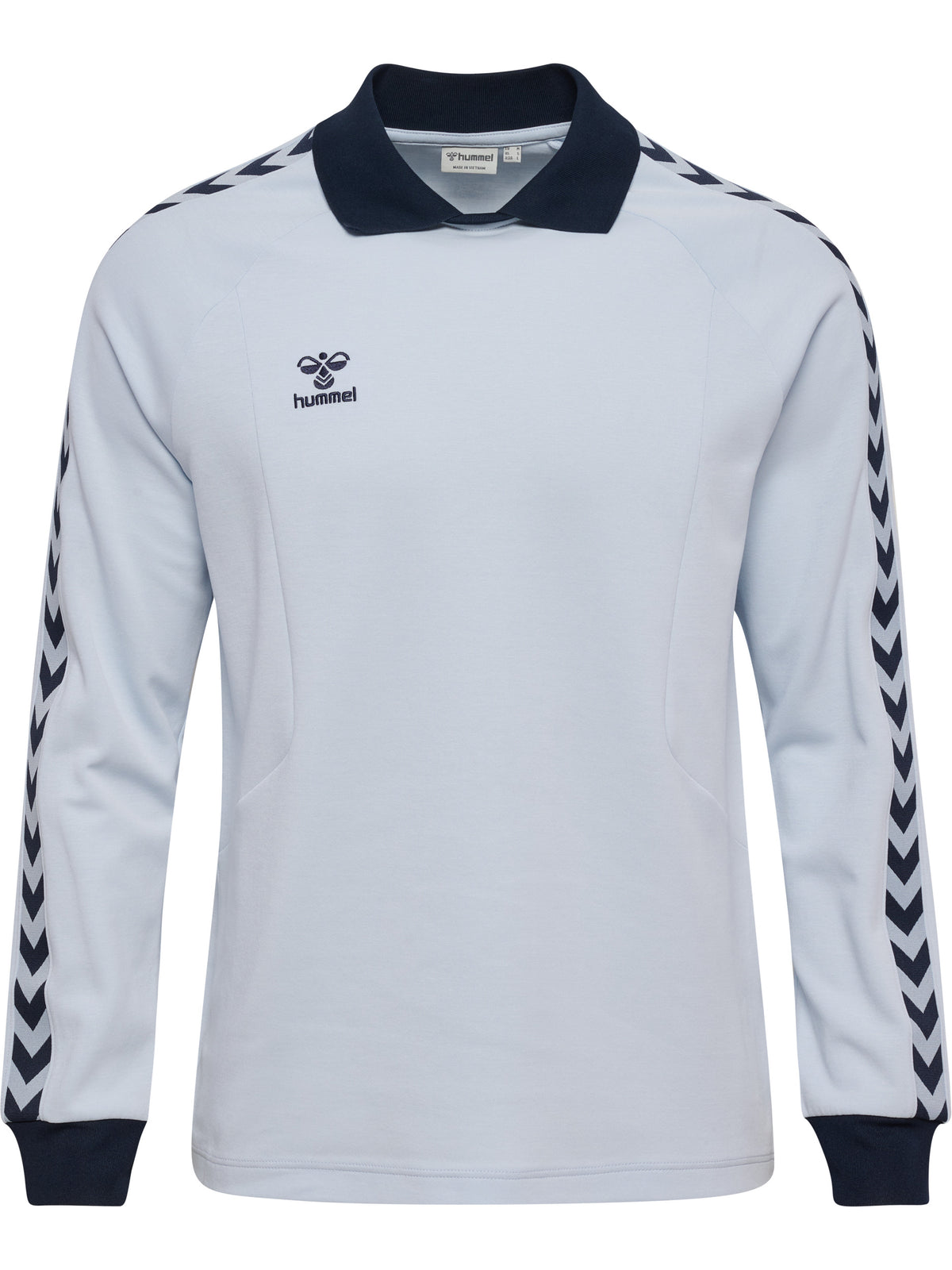 HUMMEL Root Polo L/S (arctic ice/dark sapphire)