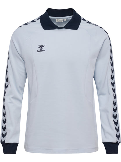 HUMMEL Root Polo L/S (arctic ice/dark sapphire)