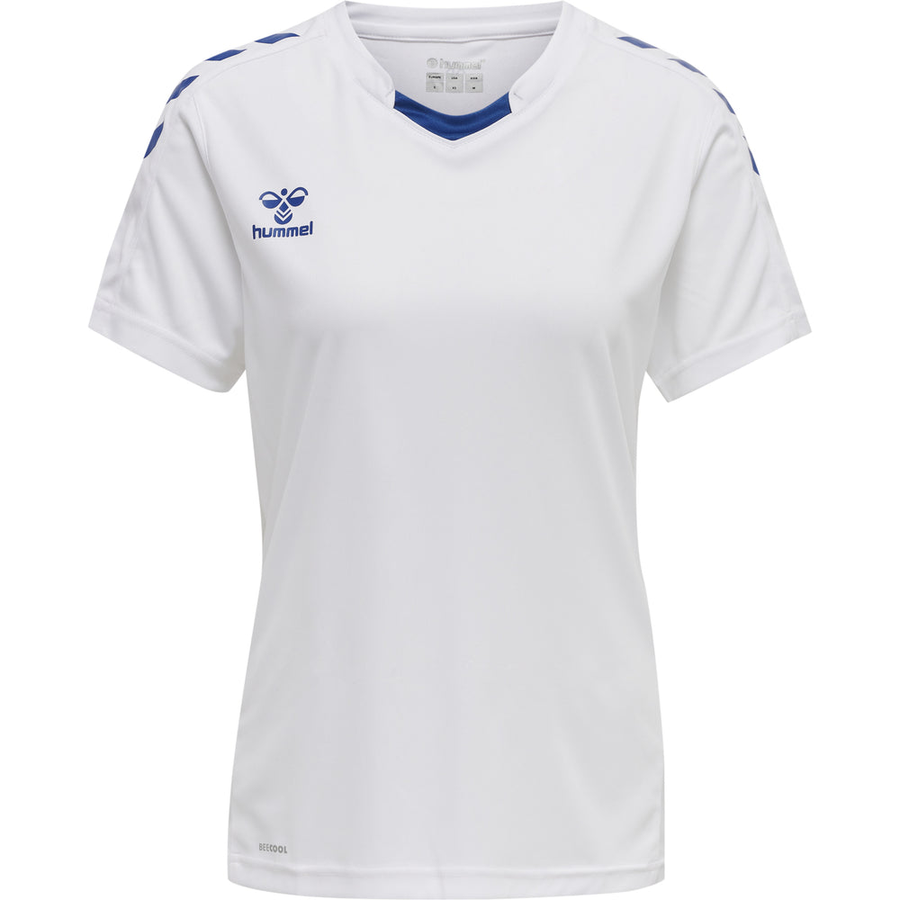 HUMMEL Core Xk Poly Jersey S/S Damen Weiß