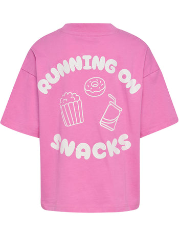 HUMMEL Silly S/S Boxy T-Shirt Solid Kind (fuchsia pink)
