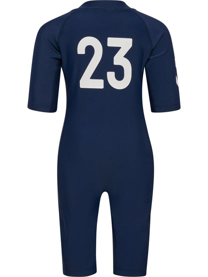 HUMMEL Sandy Swimsuit 3/4 SL Kind (dress blues/white)