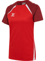 HUMMEL Lead 2.0 Jersey S/S Damen (true red/maroon)