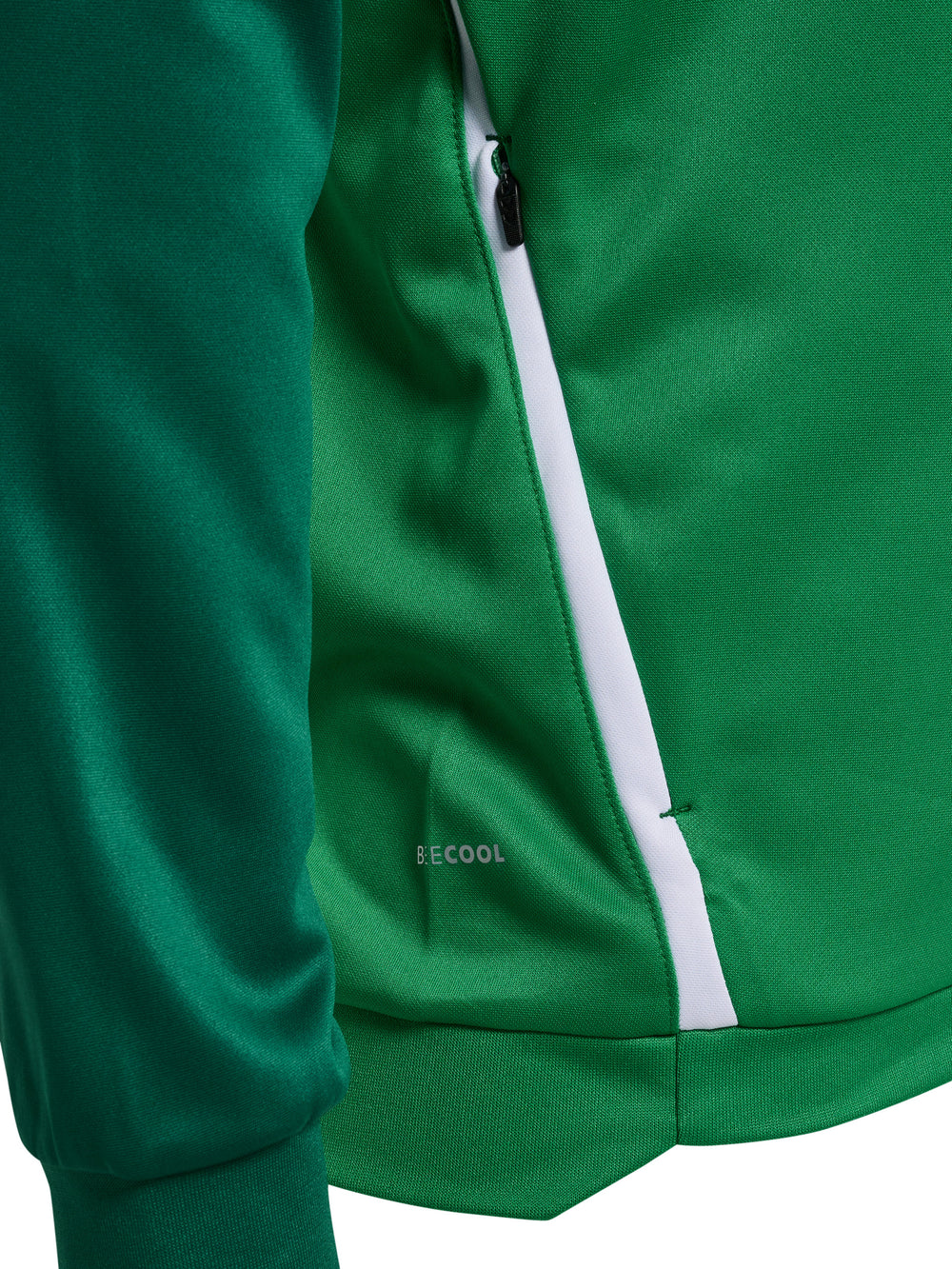 HUMMEL Lead 2.0 Track Zip Jacket (jelly bean/evergreen)