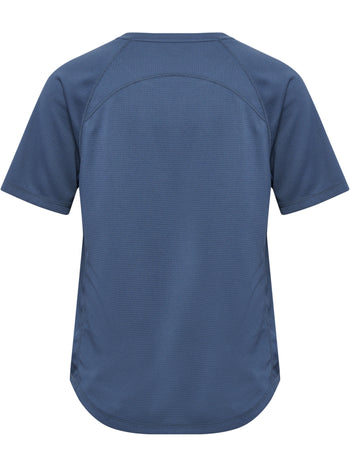 HUMMEL Momentum T-Shirt S/S Damen (vintage indigo)