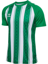 HUMMEL Match Striped Jersey S/S (jelly bean/white)