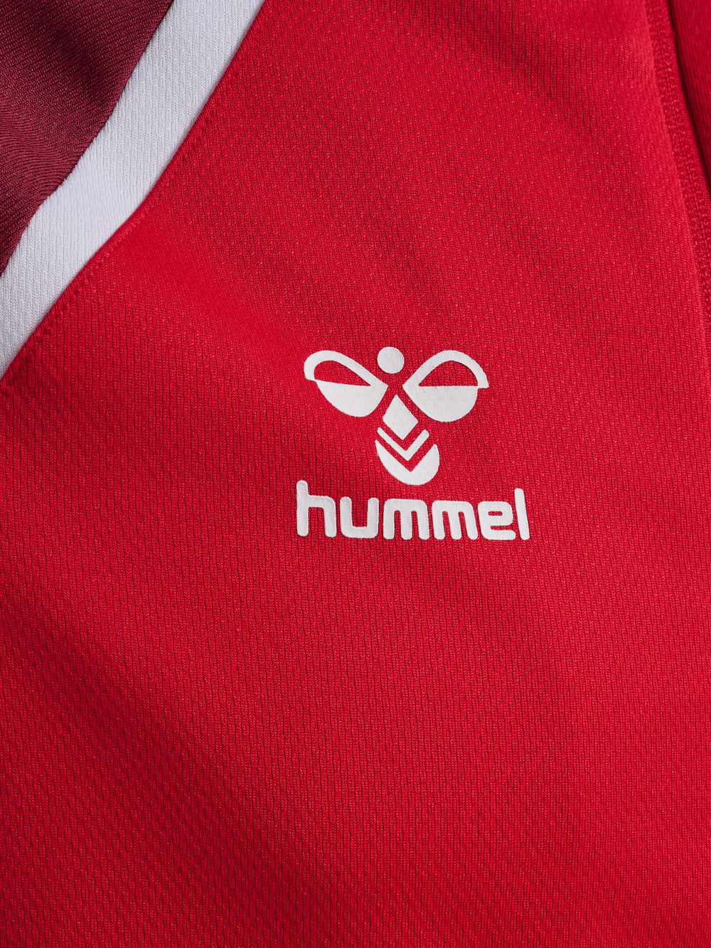 HUMMEL Lead 2.0 Zip Hoodie (true red/maroon)