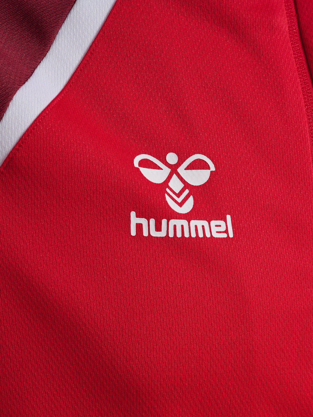 HUMMEL Lead 2.0 Zip Hoodie (true red/maroon)