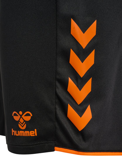 HUMMEL Core 2.0 Shorts Damen (black/orange tiger)