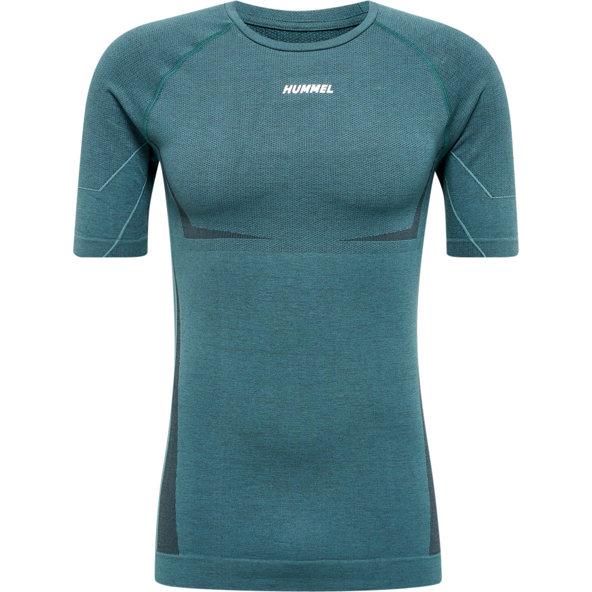 HUMMEL Te Mike Seamless T-Shirt (north atlantic/asphalt melange)